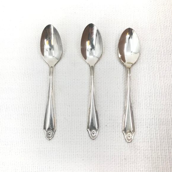Oneida Stainless Flatware Slotted Serving Spoons - Picture 1 of 4